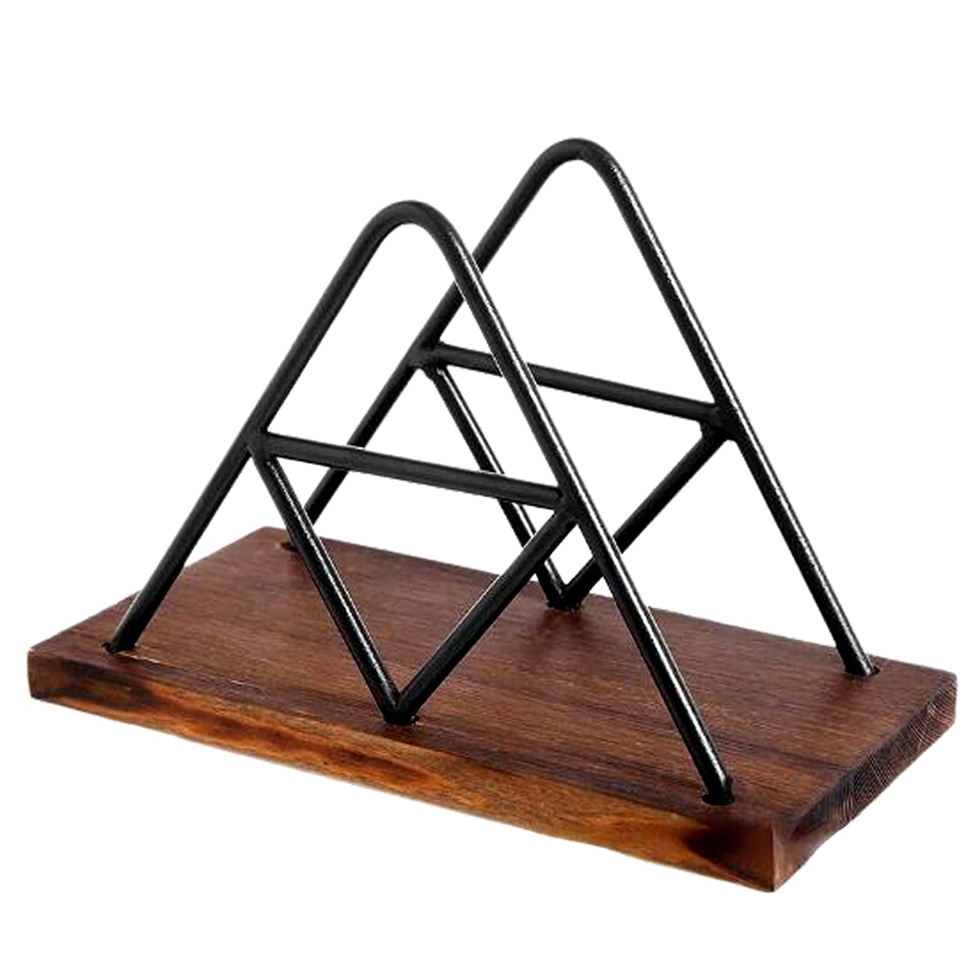 Amazon.co.jp: S.fields.inc メニュー立て 卓上 木製 金属 メニュー