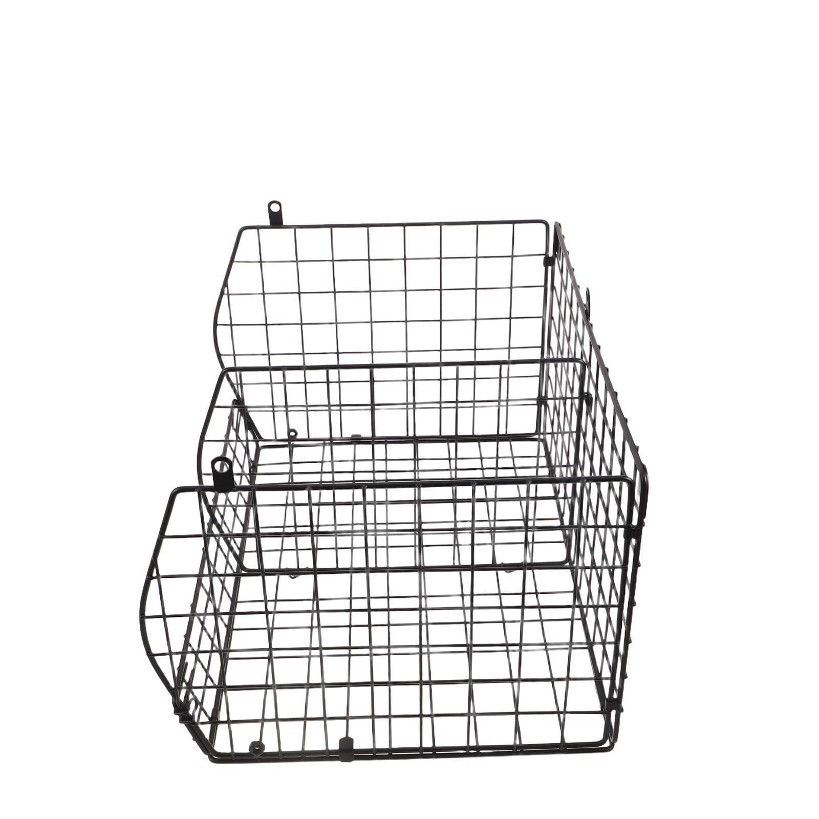 Gatuida Organizador Apilable de Acero al Carbono Diseño Plegable y Estructura Colapsable para Almacenamiento Temporal para Latas de Soda en Camping o Casa