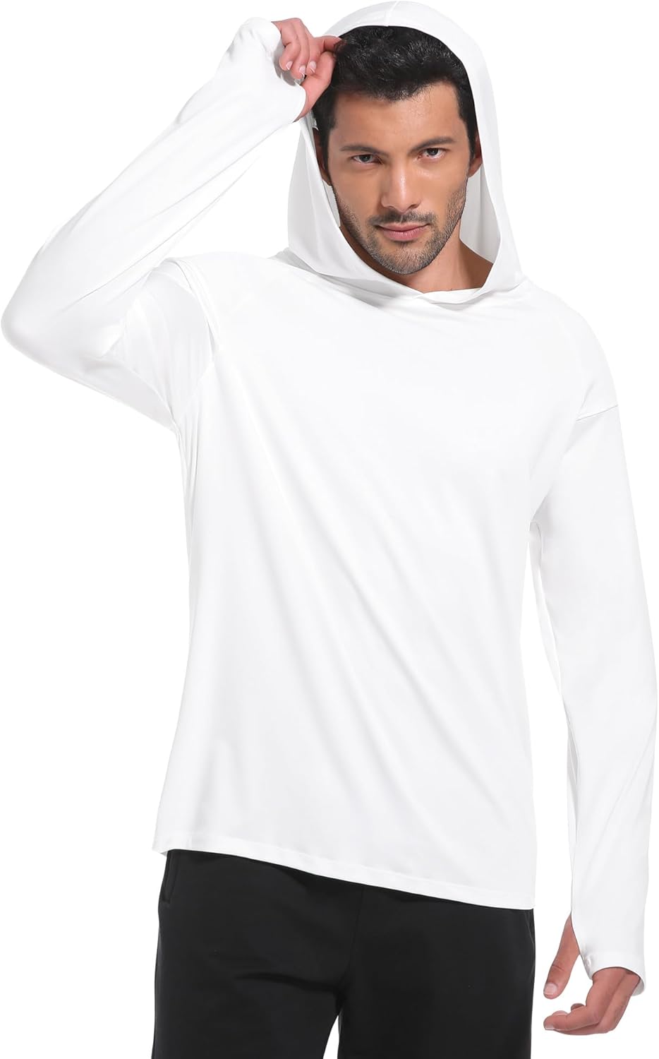 CL convallaria 4 Pack Men's Sun Hoodie UPF 50+ Long Sleeve Fishing Shits UV Protection Hiking Top Rash Guard Lightweight - Image 2