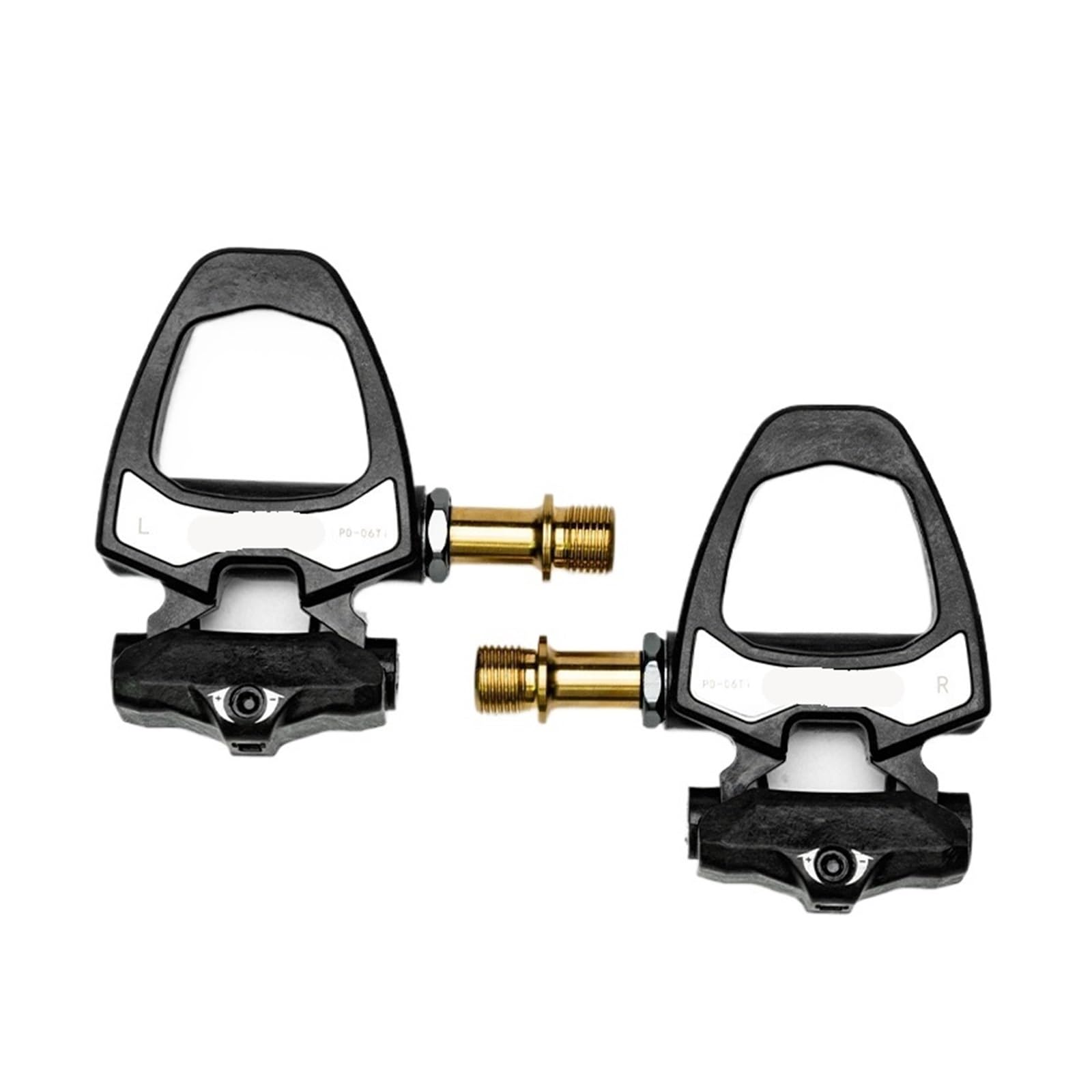 Pedales de Bicicleta Carretera Carbono con Mecanismo Clip SPD
