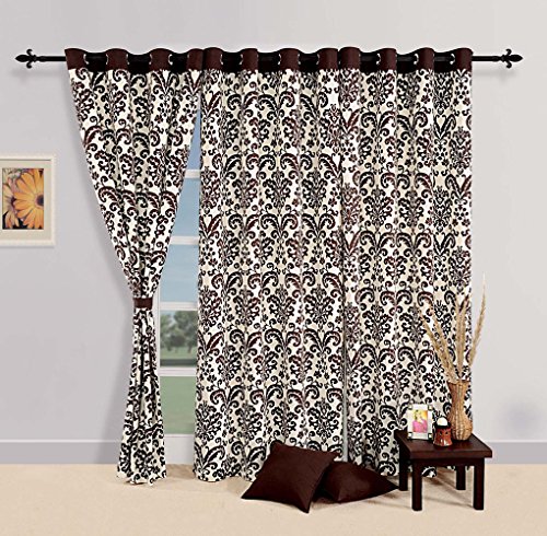 Image of Swayam Printed Eyelit Long Door Curtain