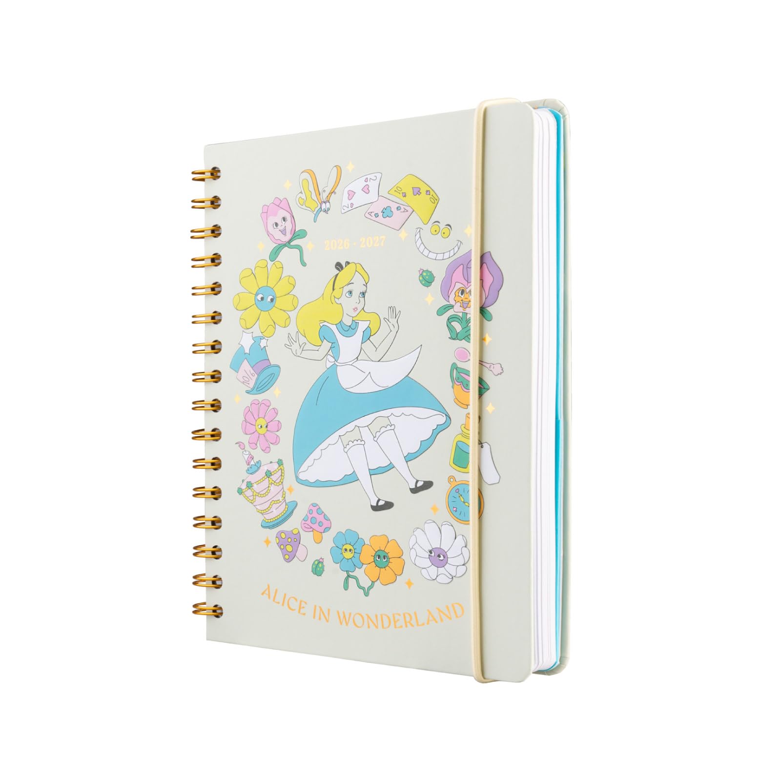Grupo Erik A5 Academic Diary 2026-2027 Week to View - Disney Alice in Wonderland Gifts | Back to School Planner 2026-2027, Mid Year Diary 2026 2027, A5 Weekly Planner | Disney Stationery Gifts