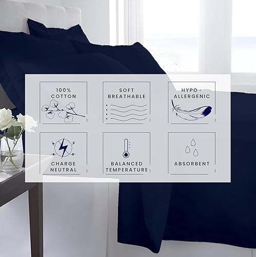 Miniatura 3 de Kotton Culture Sábanas de 4 piezas 100% algodón egipcio de 600 hilos, suaves y refrescantes, sábanas de hotel de lujo gruesas con bolsillo profundo