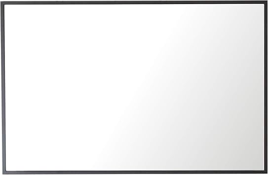 Amazon Co Jp Sennoki Libra ミラー 62cm 92cm 選べる10色 縦 横どちらにも使える シンプル フレーム幅1cm 木枠 壁掛け 鏡 日本製 ブラック ホーム キッチン