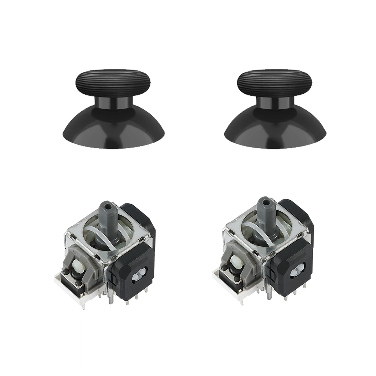Antank Gulikit TMR Electromagnetic Joysticks Replacement for Switch Pro Controller, Upgrade Replacement Repair Kit for Switch Pro Controller, Thumbstick Caps Included (Need Soldering tools and skills)