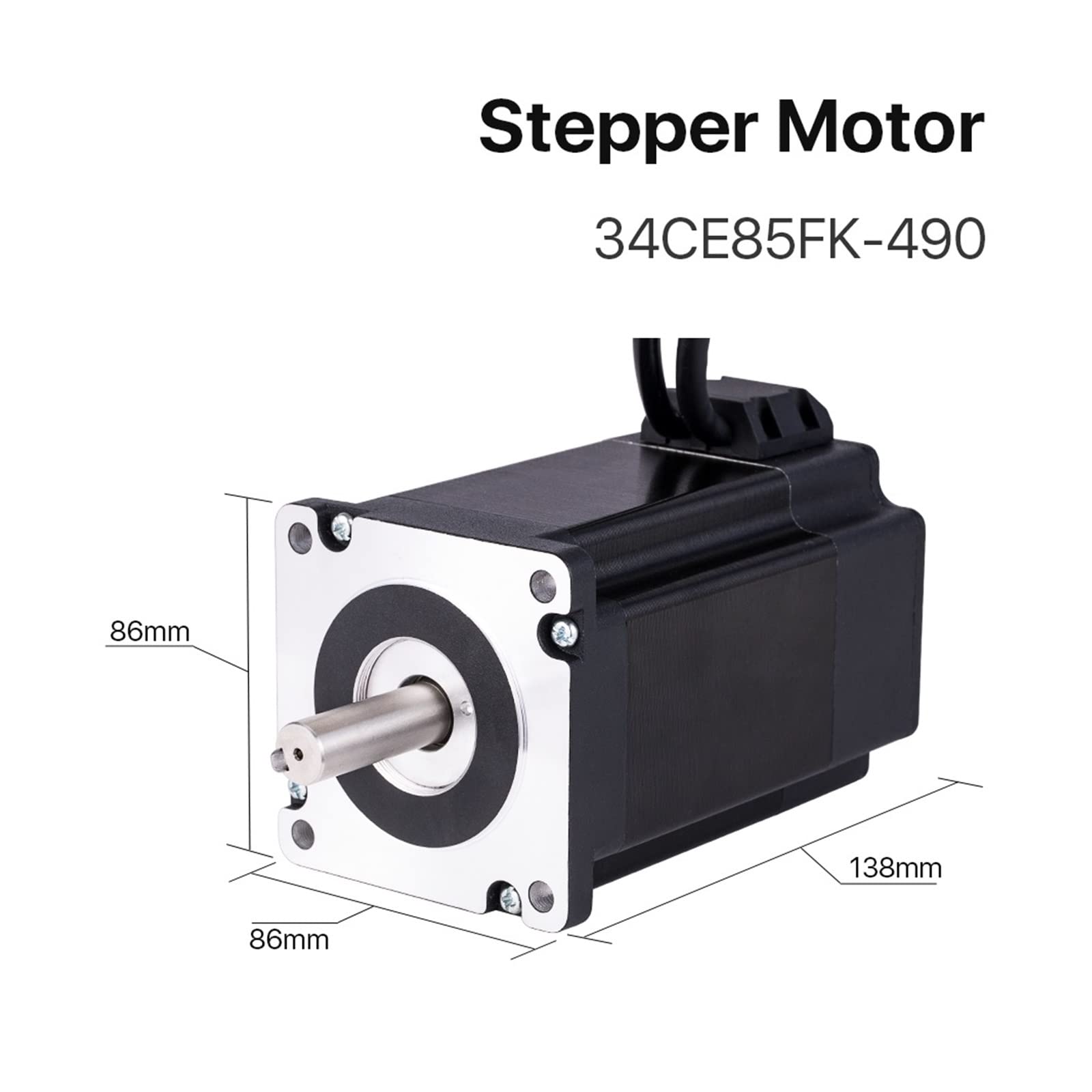Nema 34 Geschlossener Schrittmotorsatz Mit Encoder 8,5 Nm 4,9 A Und 20–80 VAC/24–100 VDC Treiber 1, M Kabel