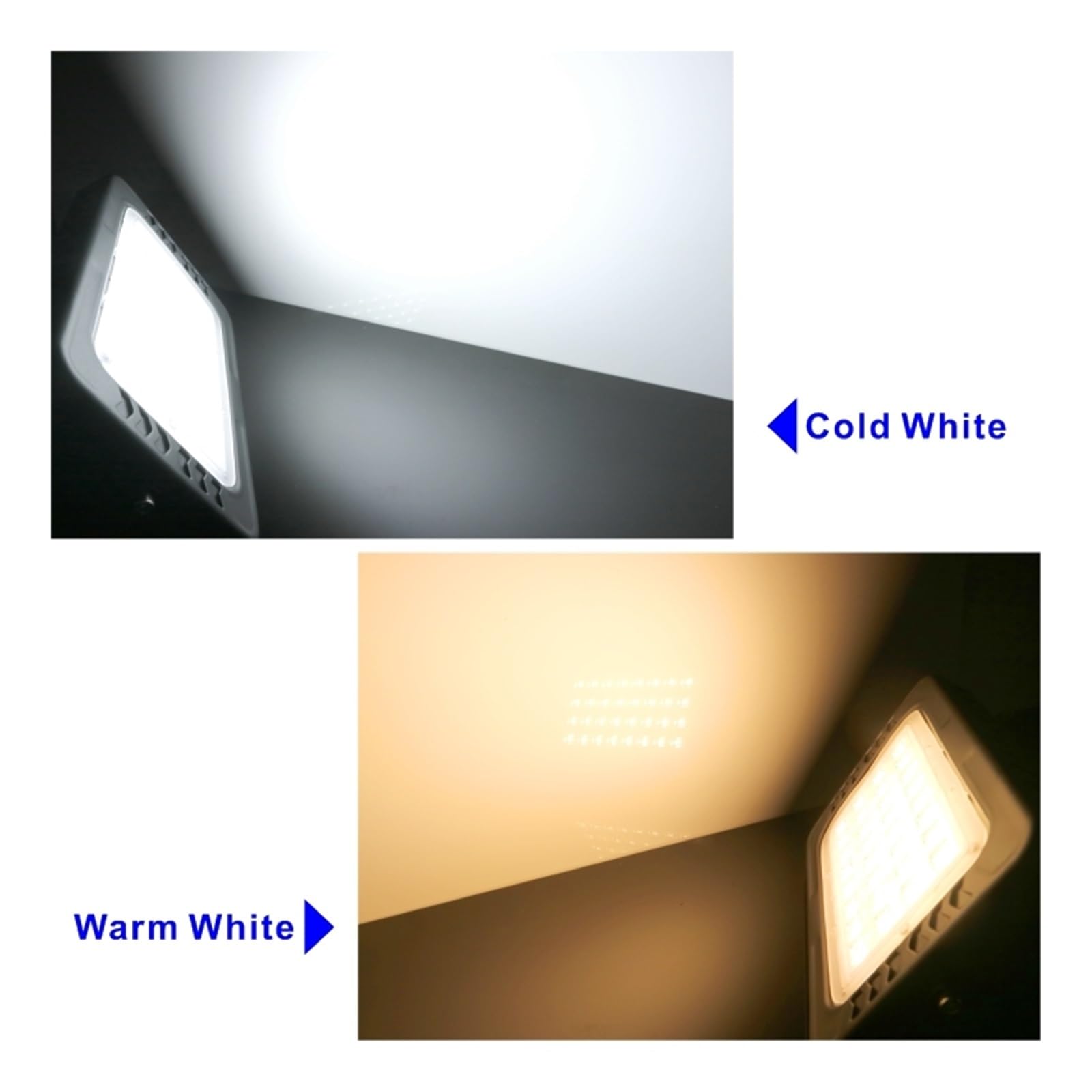 Focos LED Światło Halogenowe 200W 150W 100W 50W Oświetlenie Zewnętrzne Reflektor IP67 Nowoczesny Wodoodporny Reflektor Reflektor Lampa Ogrodowa(Warm white,200W)