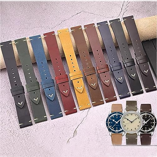 Bracelet de montre à libération rapide en cuir robuste - 6