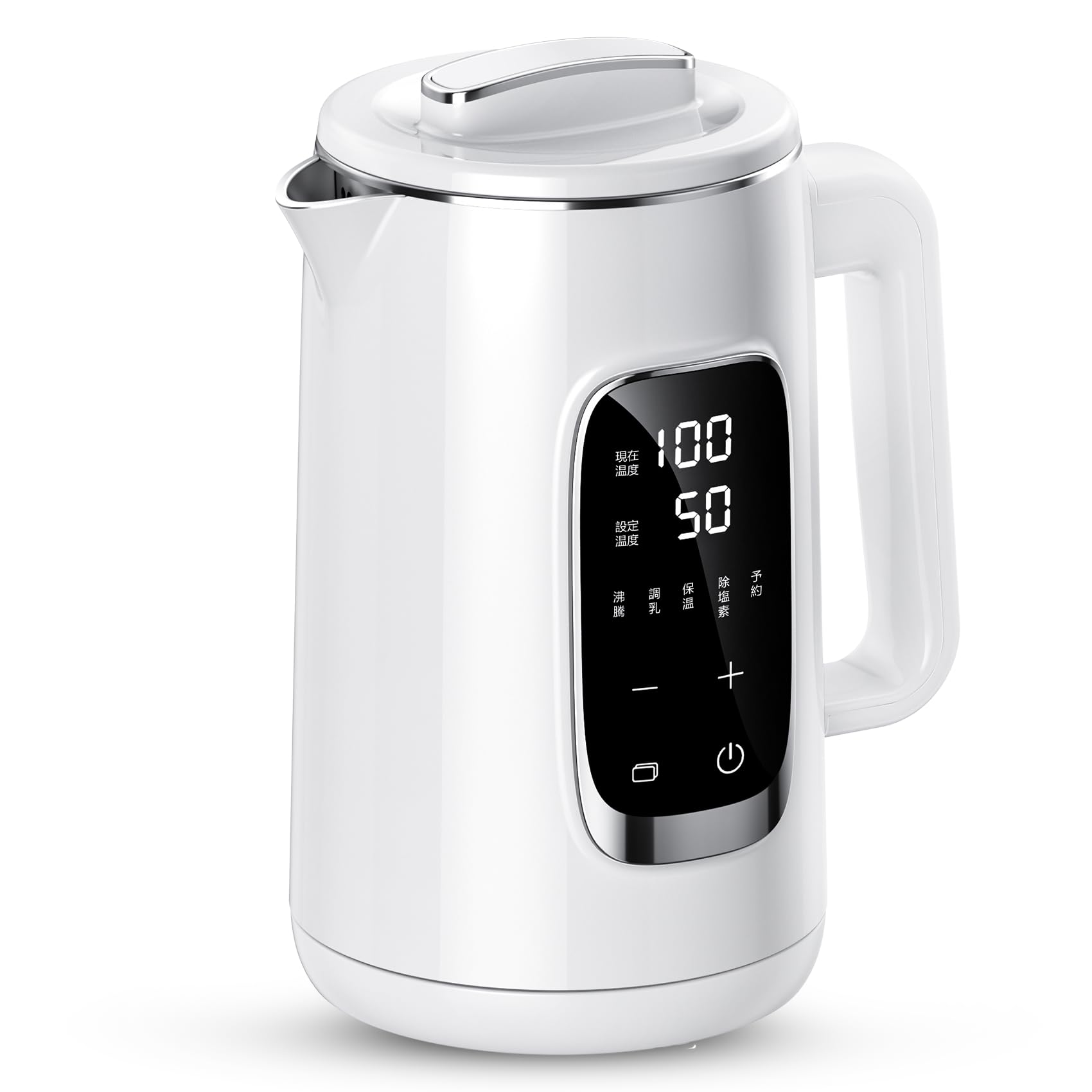 Amazon | 電気ケトル 1.5L【除塩素機能・温度調節±1℃・長時間保温