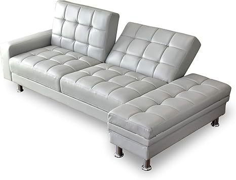 Amazon Doris ドリス ソファベッド シングル 収納 3人掛け 幅208 レザー グレー コンフォルト 14288 ソファベッド オンライン通販