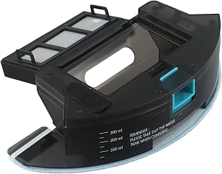 Depósito de agua y caja de polvo 2 en 1, compatible con Cecotec Conga 1090 1790 1790 Ultra+, pieza de repuesto para robot aspirador