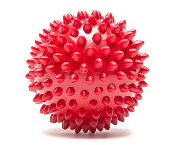 DONKO Rubber Stud Spike Ball Toy for Dog Pet Chew Toy Spiked Rubber Dog Ball -Color May Vary