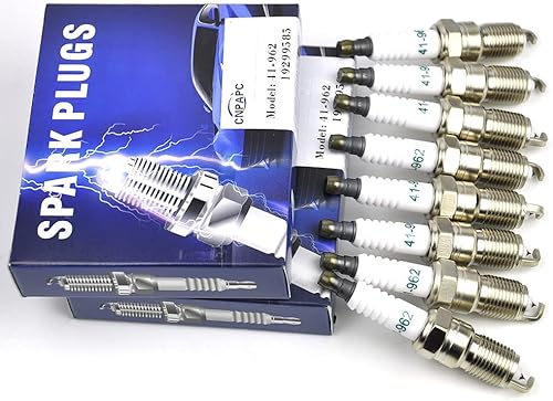 Miniatura 8 de 8 bujías de iridio real 41-962 upgrad 19299585 para Chevrolet Chevy, GMC, Cadillac, Buick, Hummer, Pontiac, Silverado Suburban Avalanche GMC Yukon