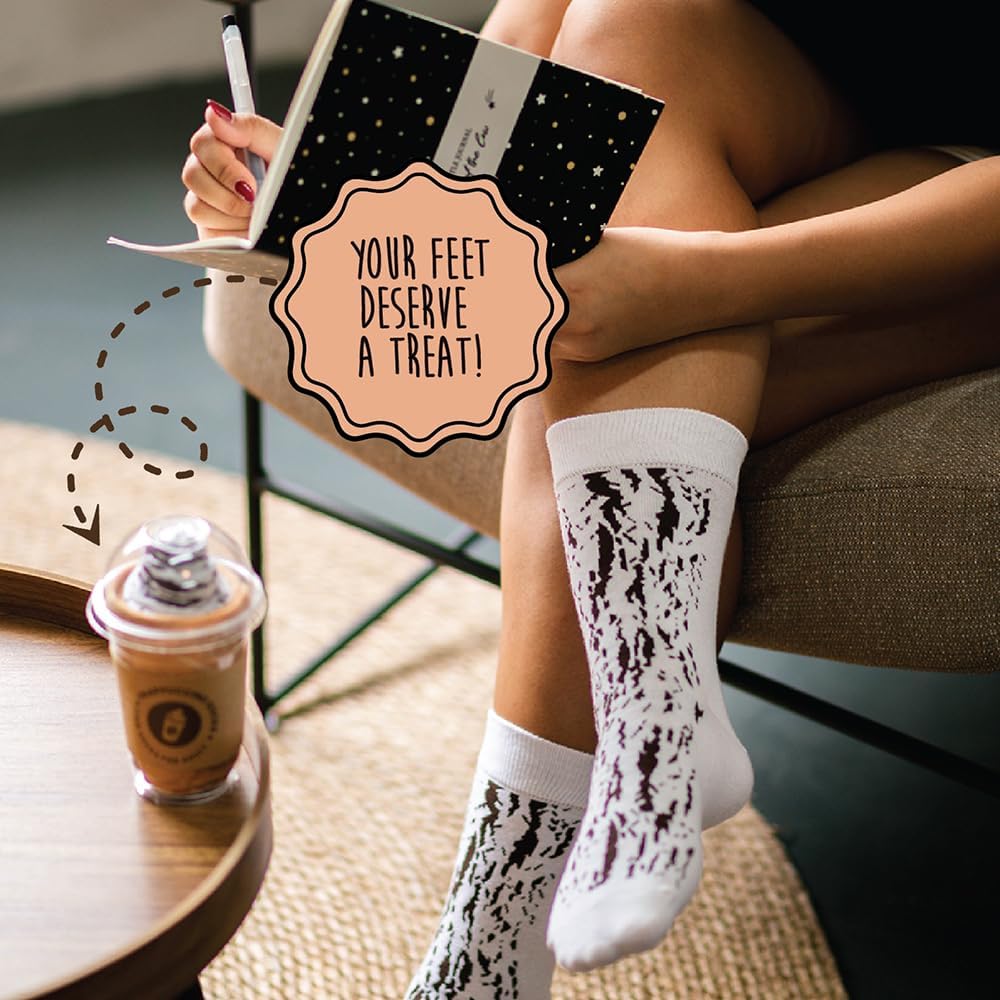 Pop Craze - Coffee Socks 1 or 2 Pairs - 1 Size Fits Most. Novelty Coffee Socks Gift for Men and Women. Father's Day Gift - Image 5