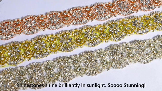 1219 Rhinestone Bridal Belt Wedding For Bride Dress Belts Bridal Belt for Women Dress,Wedding Dress Belt for Bride  main image 4