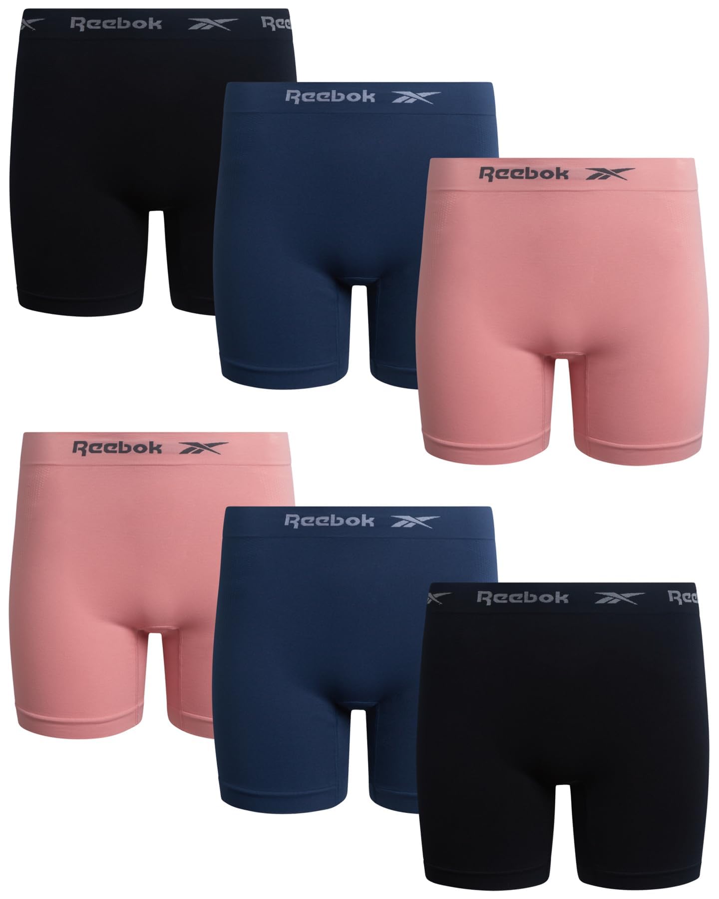 Reebok Women's 6-Pack smooth Boyshorts