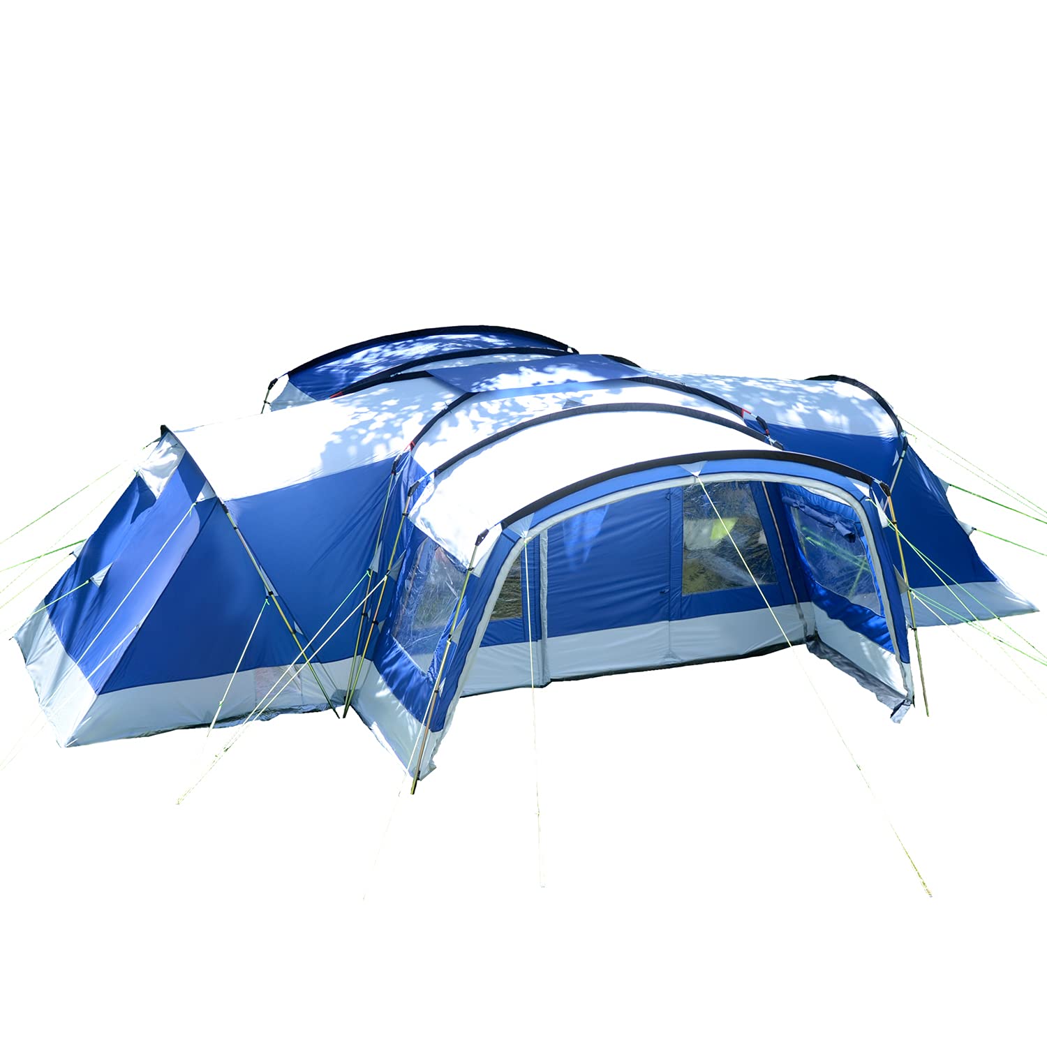Skandika Tente familiale Nimbus pour 12 Personnes | Tente de Camping avec/sans Technologie Sleeper, avec/sans Tapis de Sol Cousu, étanche, Hauteur 2,15 m