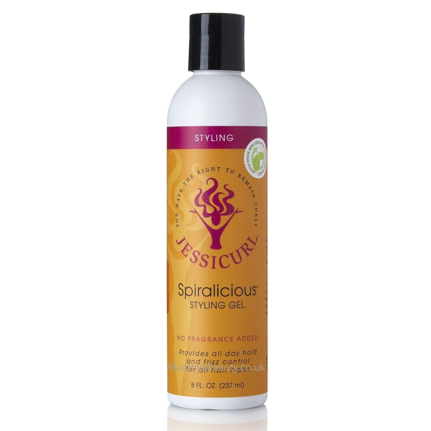 Jessicurl Spiralicious Styling Gel No Fragrance Added 8 oz by