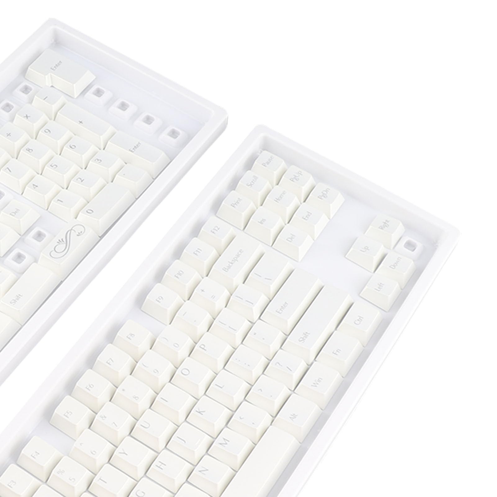 Focket Nasadki na Klawisze z PBT, Nieblaknące Wzory Wykonane metodą Sublimacji Mechanicznej Nasadki na Klawisze Klawiatury Mechanicznej, Niestandardowe Nakładki z Ergonomicznym Profilem XDA Zestaw 152