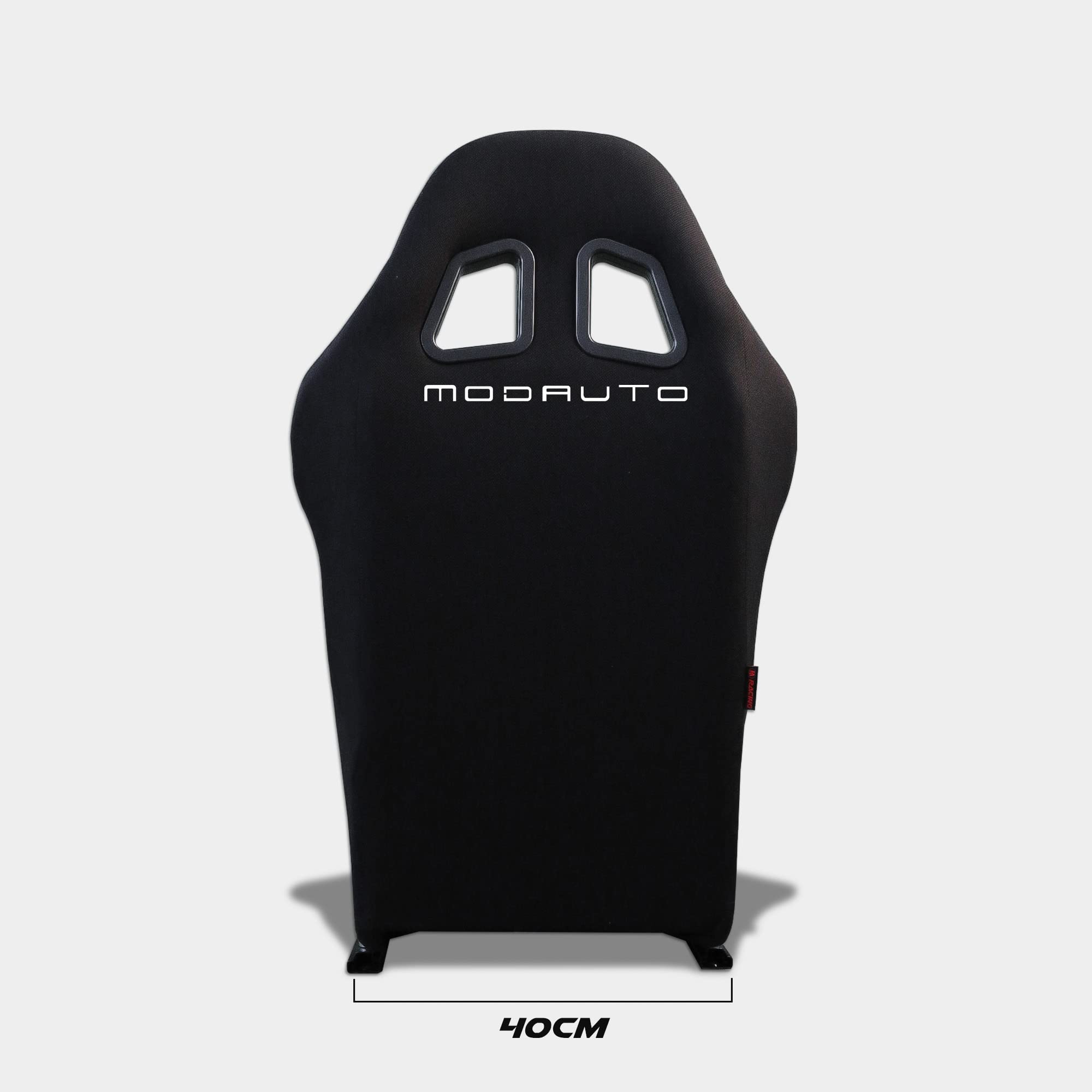 M MODAUTO Asiento Deportivo para Coches,Baquet Deportivo de Tela,Adaptable para Coches,Modelo NW-N001,Negro