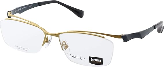 Amazon 眼鏡人間オリジナル付属品付き メガネ専用ドライバー 大きい超極細繊維メガネ拭き メガネケース Dun ビジネス 鯖江 メガネ チタン ハーフリム メンズ 2154 1 56 仕事 眼鏡 男性 日本製 ファッション眼鏡 通販