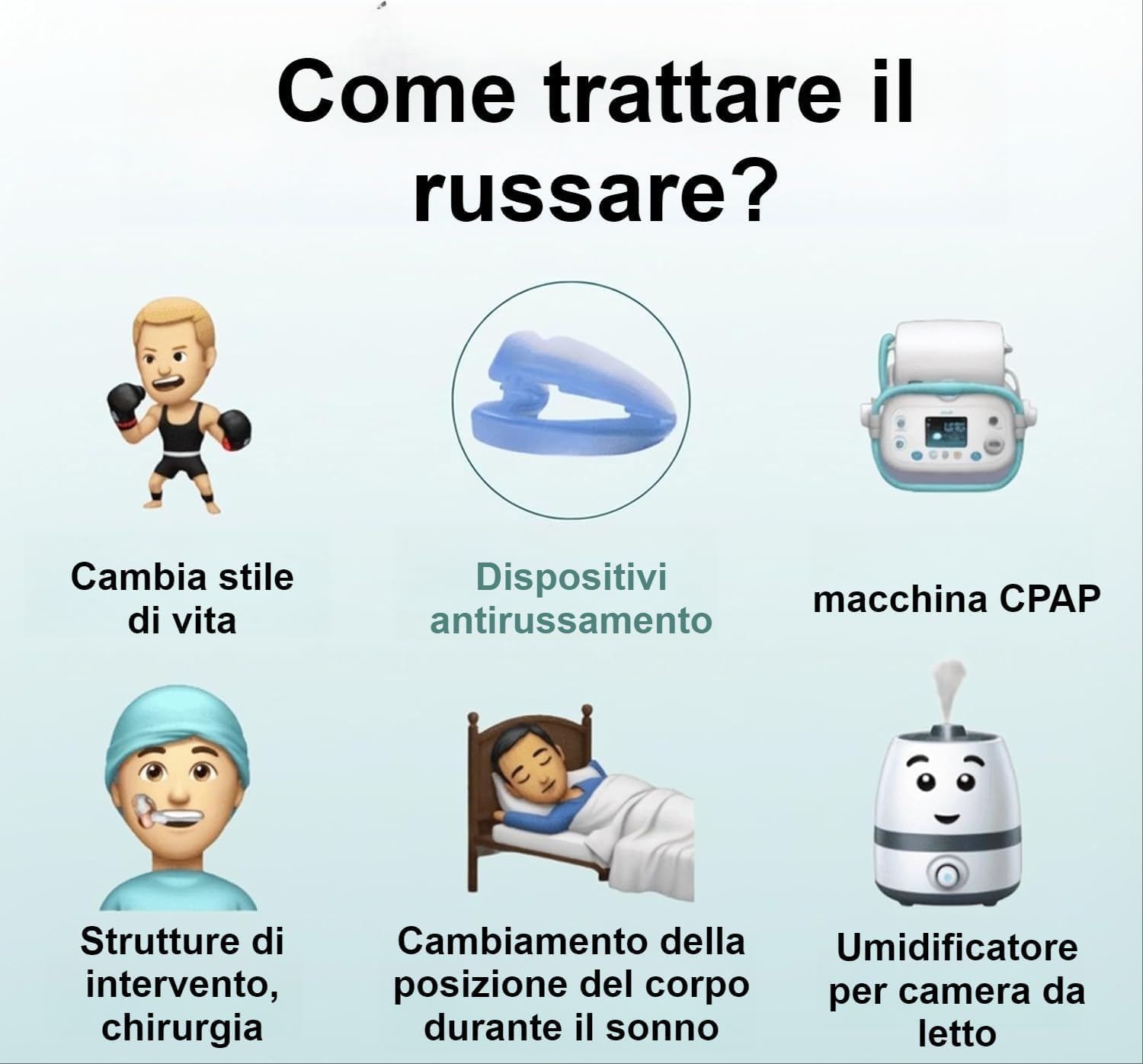 Rinovax Bite Antirussamento-Dispositivo Antirussamento Rinovax - Supporto per un Sonno Sereno,Aiuta a Ridurre il Russare,Migliorare la respirazione e il comfort,Facile Da Pulire (1PCS)