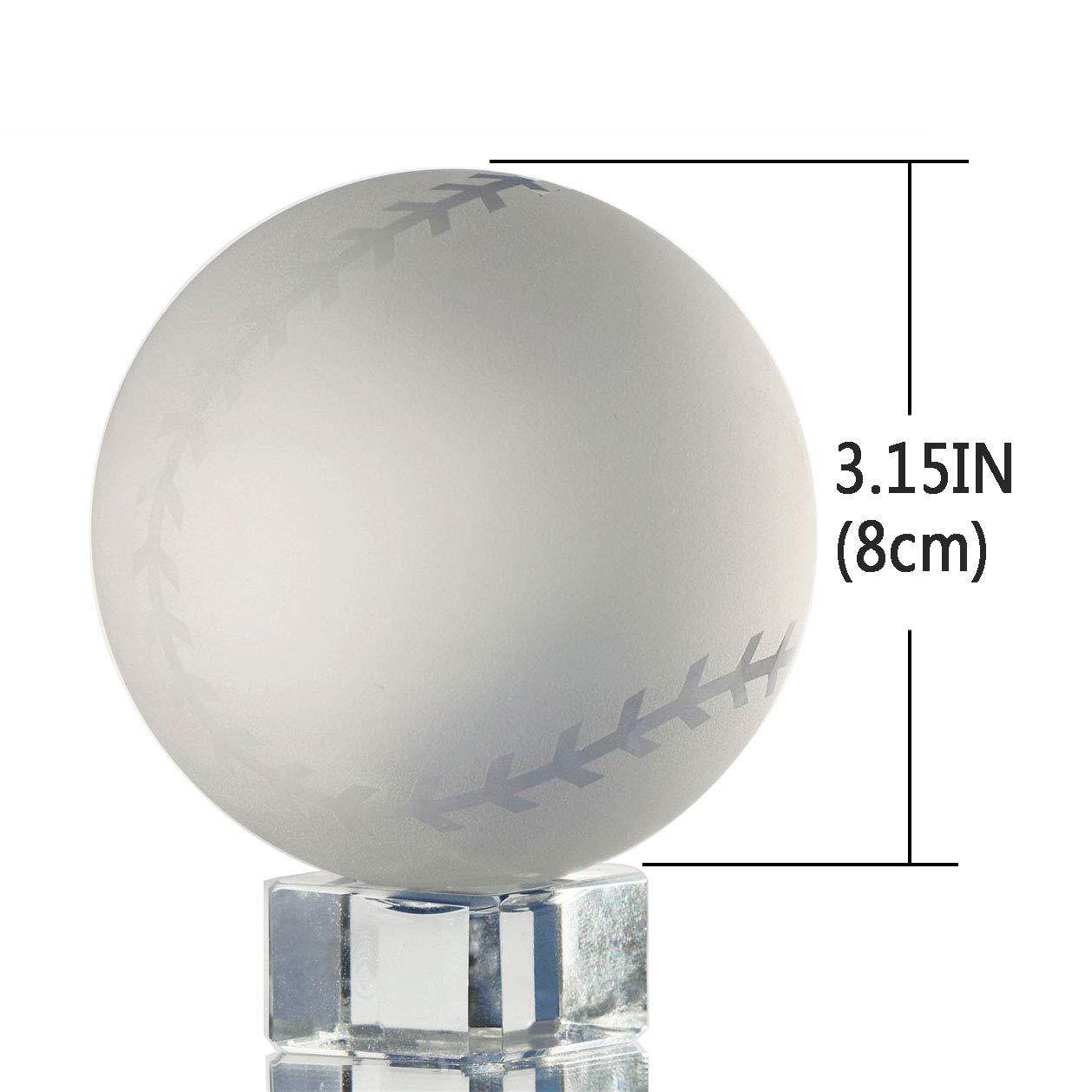 Amazon.co.jp: Waltz&F直径80mm野球 クリスタル野球ボール 水晶玉