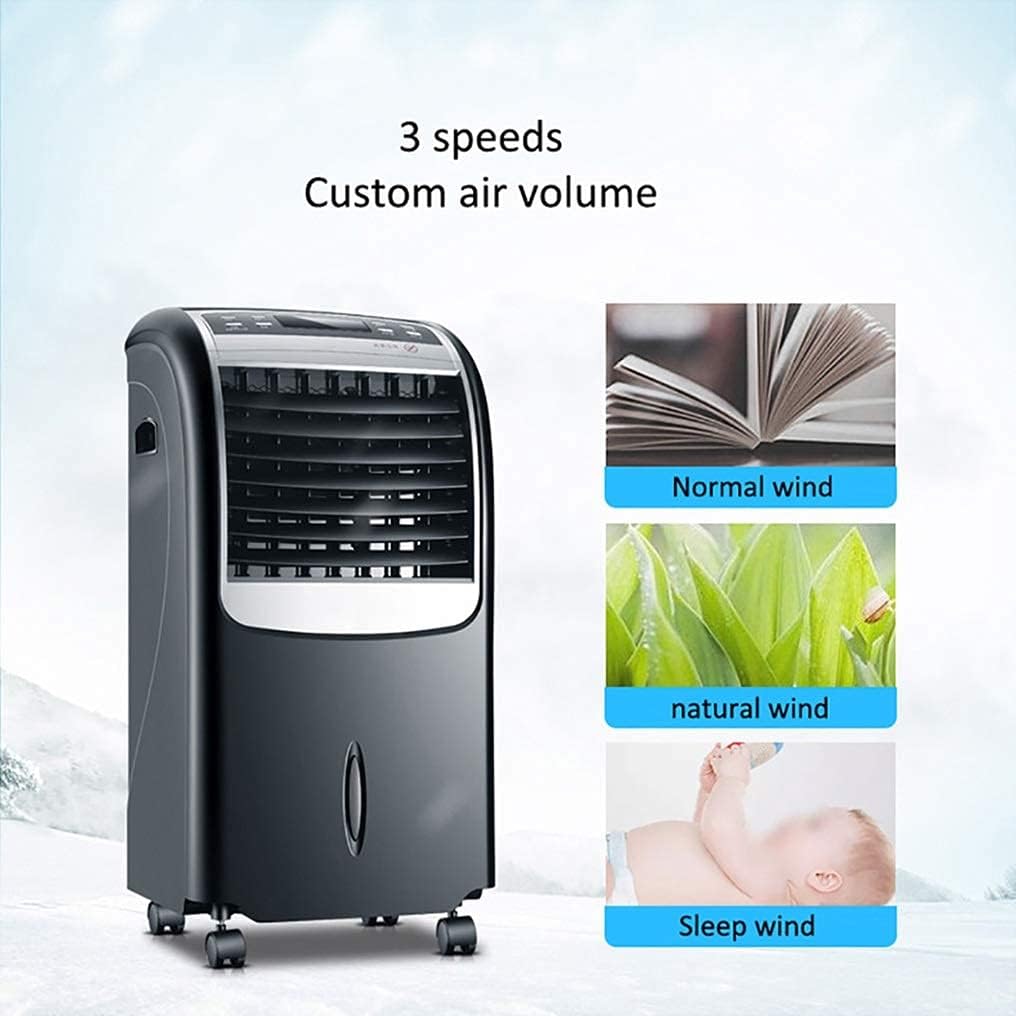 Air Cooler for Home Office Air Coolers Evaporative Coolers Portable Humidifier Purifier Misting Evaporative Air Conditioner Whit Remote Control Fan and Bladeless Noiseless Fan for Office D