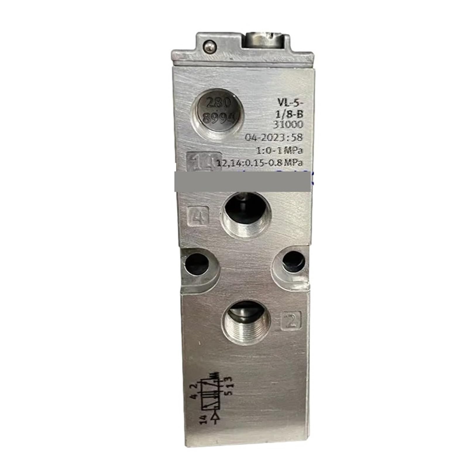 Vanne de commande J-5-1/8-B 30988 et VL-5-1/8-B 31000 pneumatique
