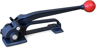 IDL Packaging S-290 Steel Strapping Tensioner for 3/8" to 3/4" Width Strapping - Heavy-Duty Banding Tool for High Tensile Packaging - Feedwheel Strapping Tool with Long Service Life