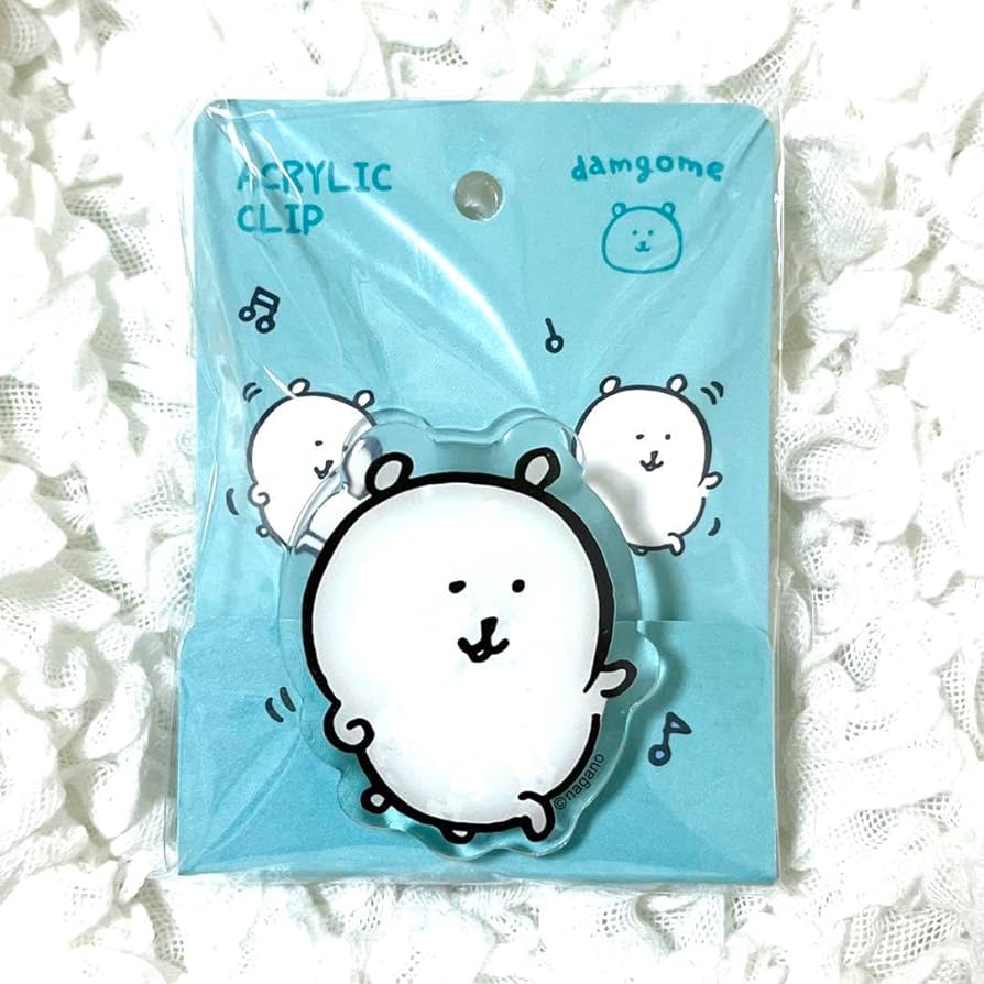 Amazon.co.jp: ナガノ 自分ツッコミくま アクリルクリップ 韓国限定