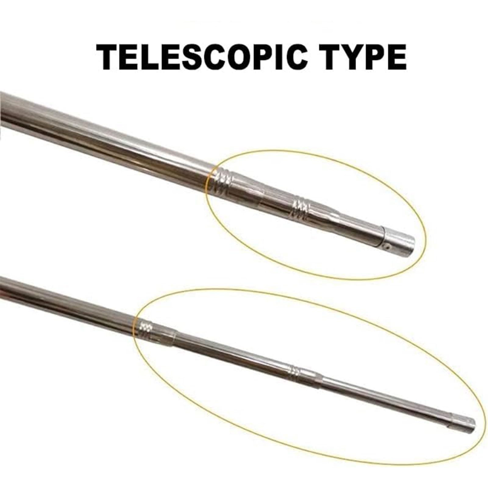 Campionatore d'Acqua telescopico con Asta Retrattile per campionamento a Oscillazione Verticale in Laghi e fiumi
