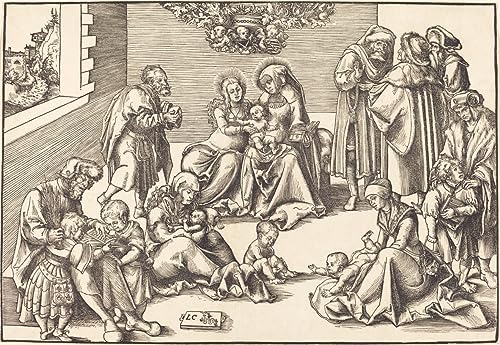 La Sainte Parenté de Lucas Cranach l'Ancien : sublimez votre décoration chambre avec ce poster art