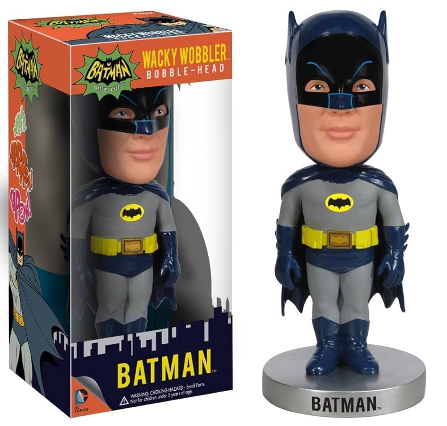 Amazon.com: Funko DC Comics: Batman 1966 Wacky Wobbler Vinyl