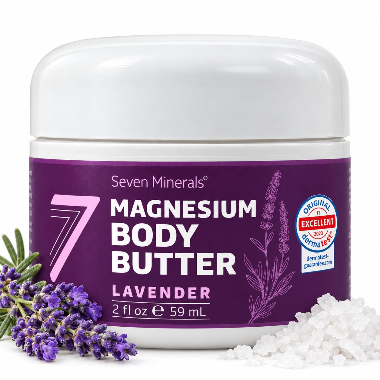 Seven Minerals Magnesium Lotion for Sleep - Lavender Relaxing Night Blend - Highly Concentrated Magnesium for Better Sleep, Body & Mind Relaxation. Non-Greasy Skin Friendly - 8 fl oz — Amazon image 9