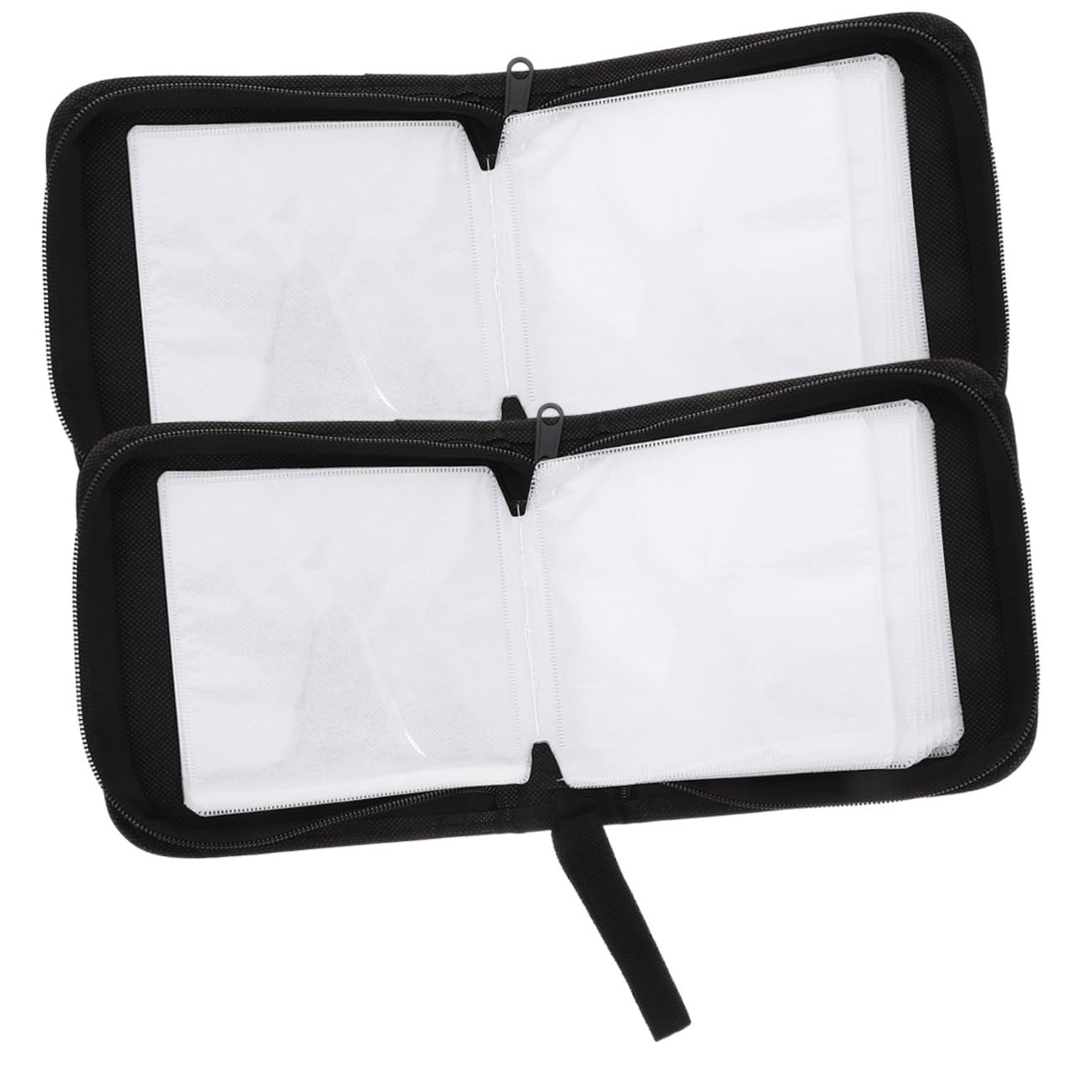 PRETYZOOM 4 Set Scatola Di Immagazzinaggio Cd Custodie Cd Porta Borsa Dvd Astuccio Custodia Porta Custodia Per Da Viaggio Tessuto Non Tessuto in Polipropilene 2 Pezzi * 4
