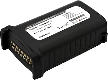 Replacement Battery for Symbol MC9000 MC9010 MC9050 MC9060 MC909 MC9090 MC9097 MC9190 Series Mobile Computer, fits Part Number BRTY-MC90SAB00-01 BTRY-MC90GKAB0E-10 3400mAh