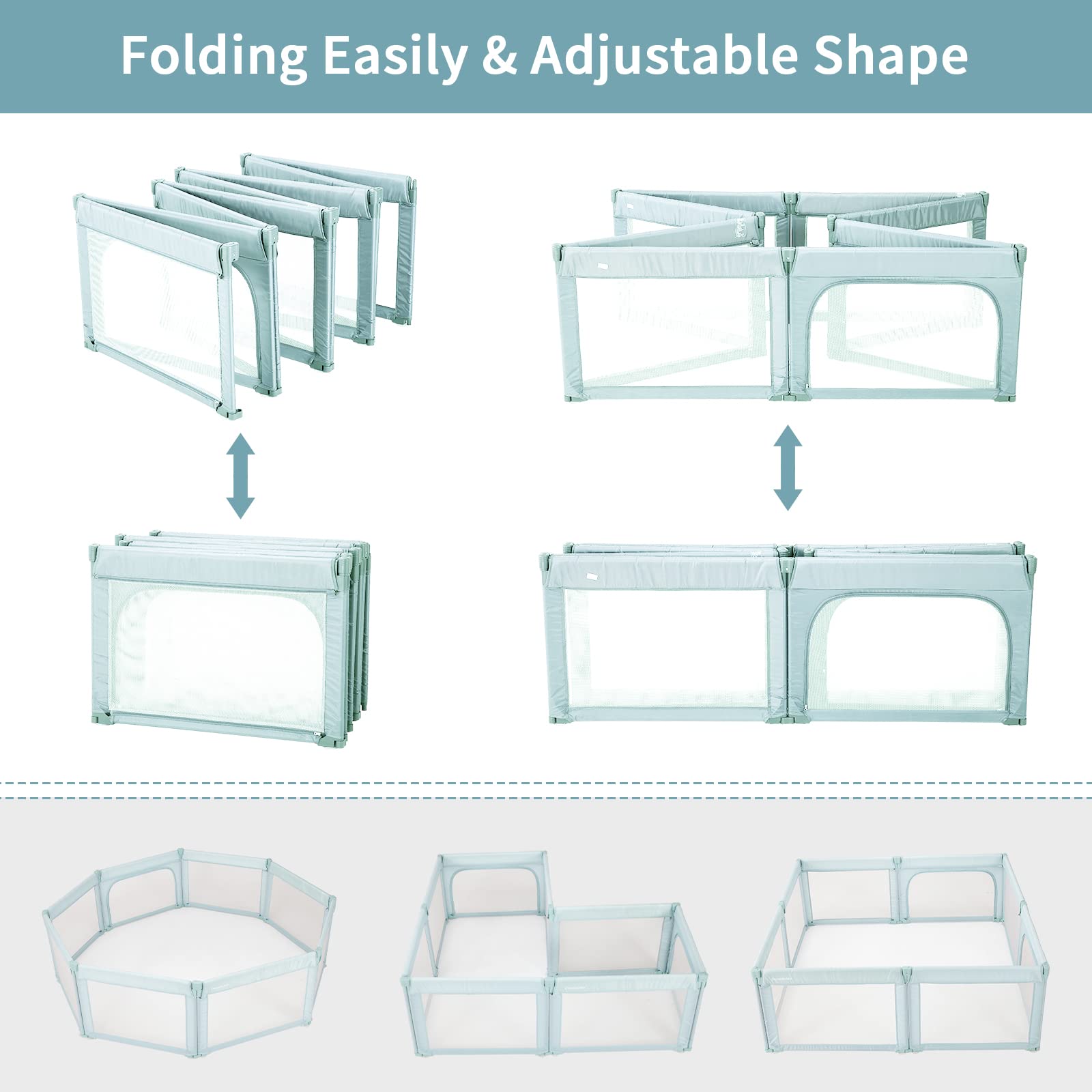 Buy Baby Playpen, Extra Large Play Center Yards Play Pens for Babies