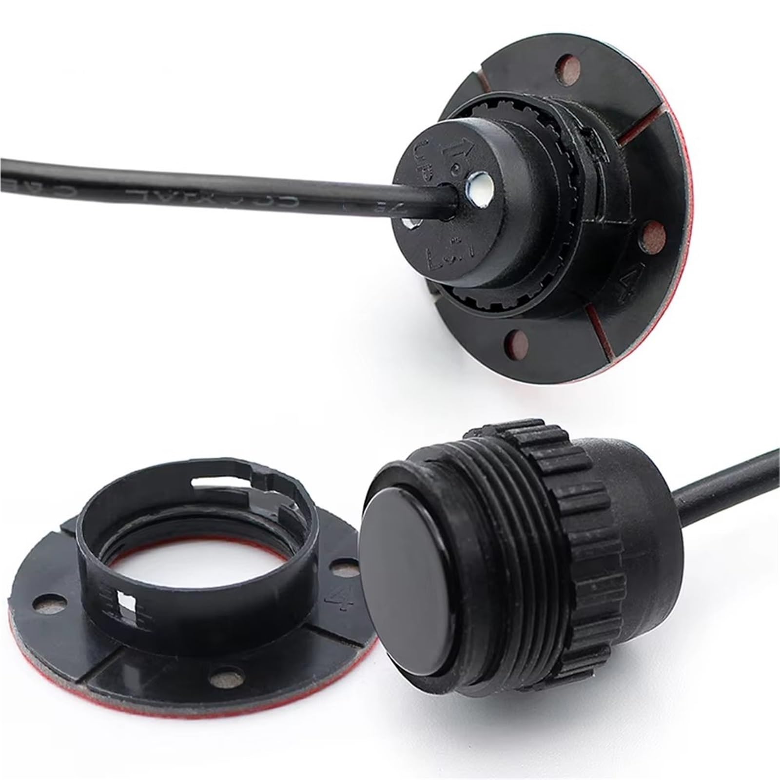 4 Sensori Radar Retromarcia Auto Sensori Parcheggio Rilevatori Cicalino Sistemi Assistenza Con Sonda Per Terra Kit 12 V Controllo Universale Distanza Sensore Retromarcia(Silver)