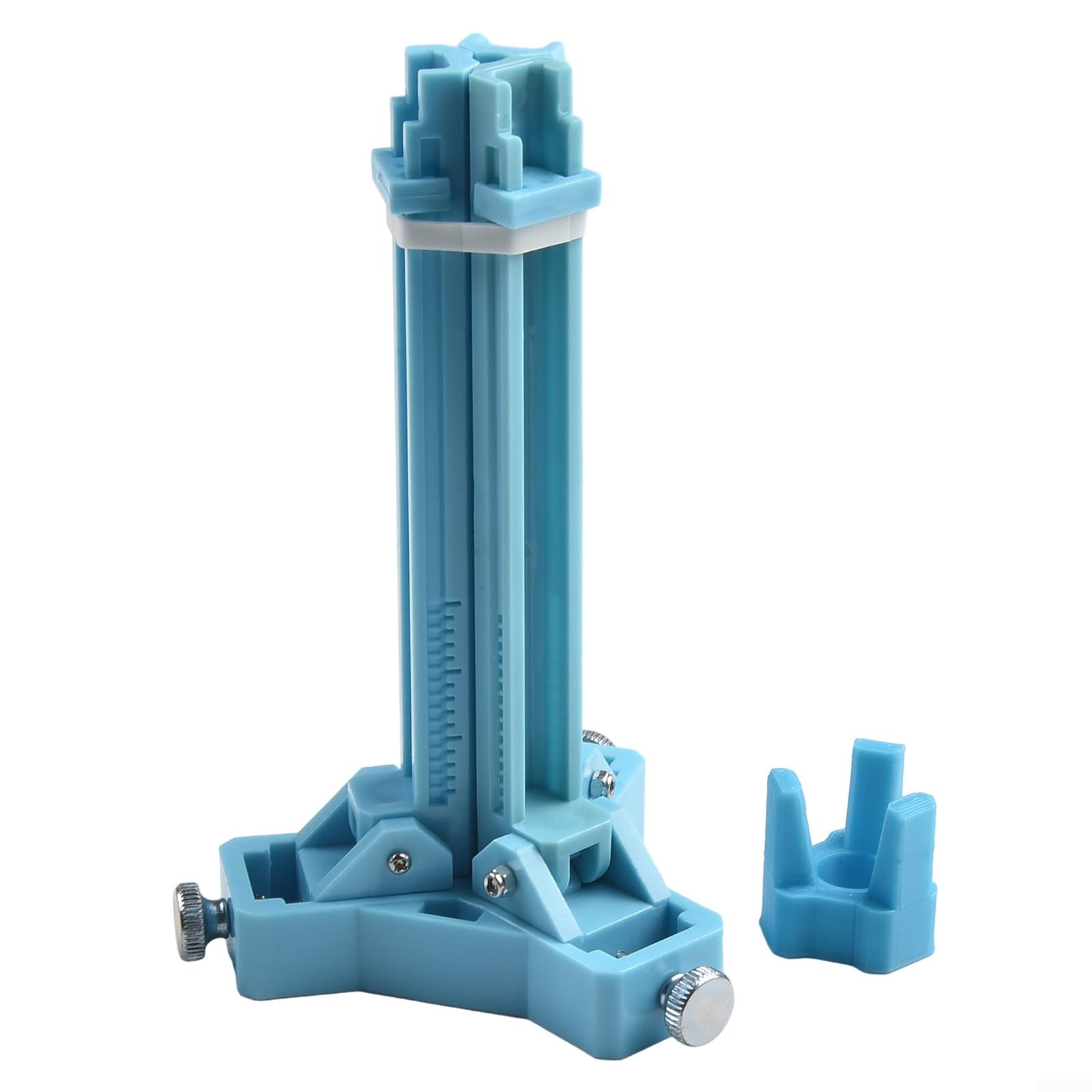 Blue Arrow Fletcher Jig,Bow Arrow Feather DIY Archery Adjuster Fletching Jig Tool for 4.4-10mm(Blue)