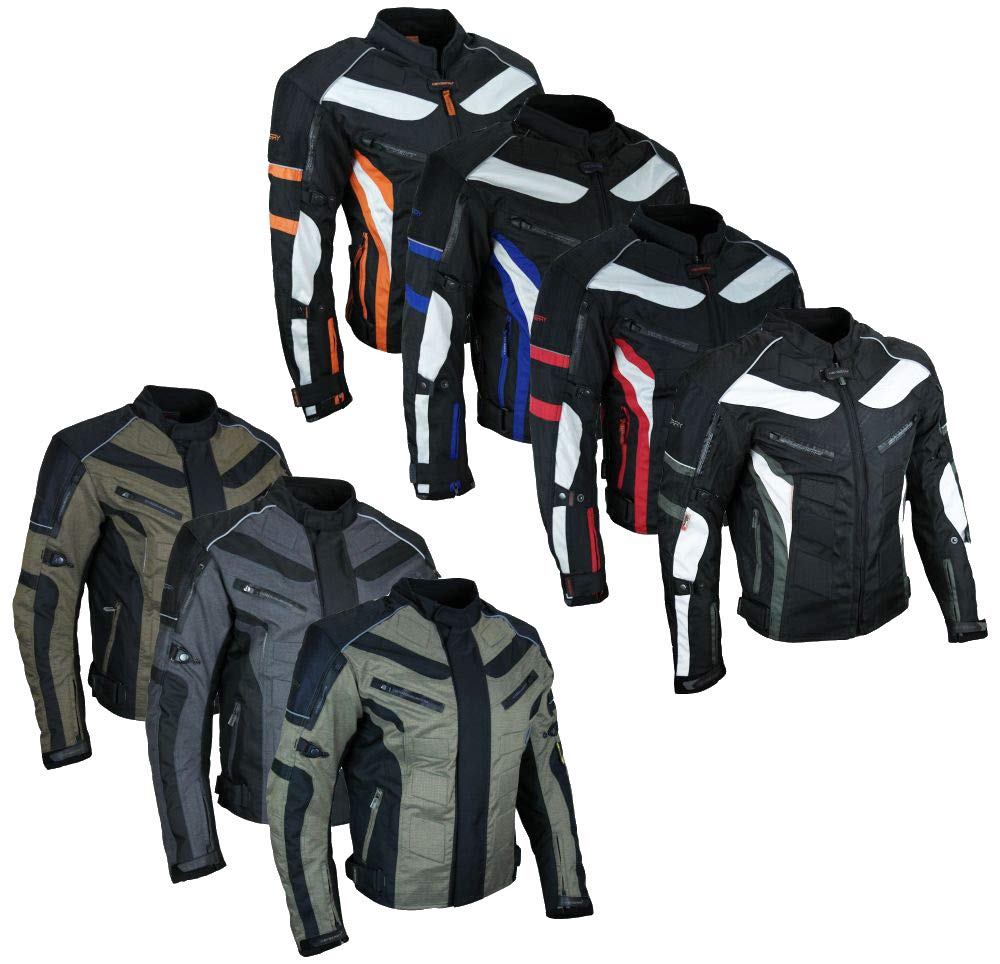 HEYBERRY Textil Motorrad Jacke Herren Motorradjacke viele Farben