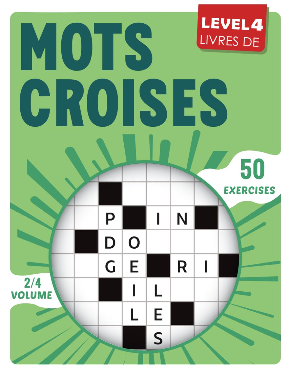 Livres De Mots Croises: Challenge expert avec solutions intégrées