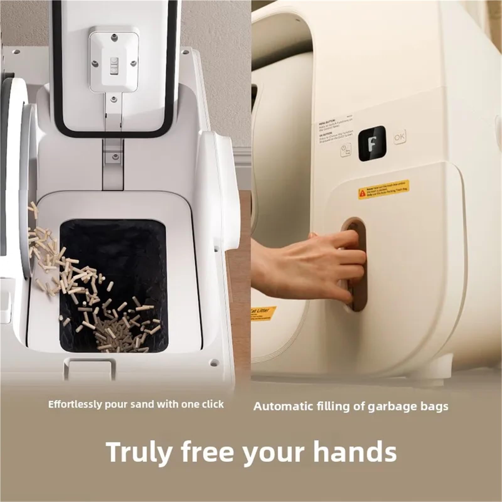 Compatibile con la lettiera autopulente intelligente Auto-Bag