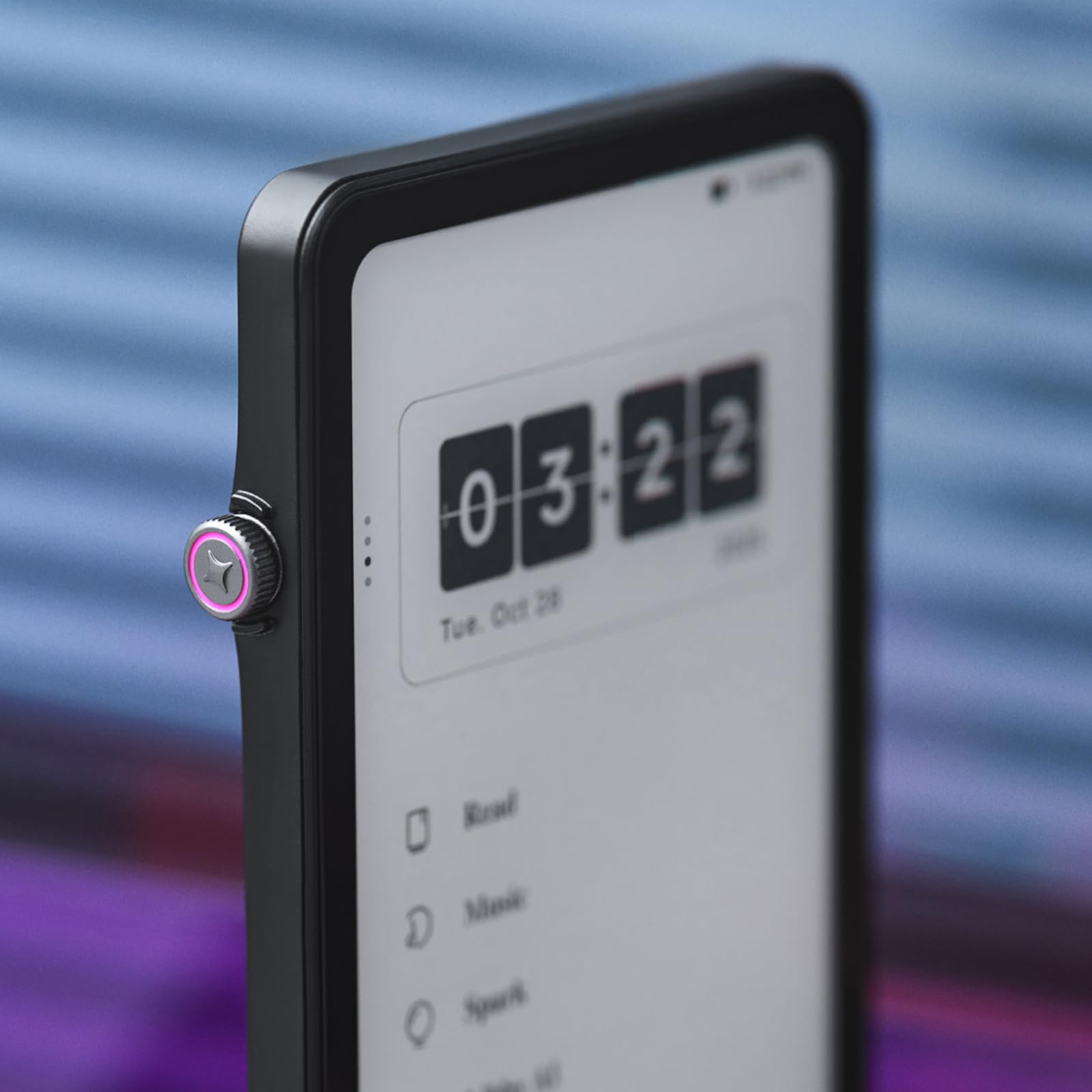Krono - Hub inteligente de enfoque ePaper de 6.1 pulgadas, tableta de papel de 300 PPI 6G 128G, con dial inteligente, un lector electrónico, guardián de ideas y reproductor de audio, todo en