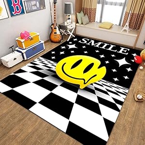 Cartoon Dier Bos Baby Kruipende Mat Kind Gebied Vloer Speelmat Vloerkleed Anti-Slip Mat Voor Woonkamer Slaapkamer Zachte Mat Geschenken A6206 80×120Cm