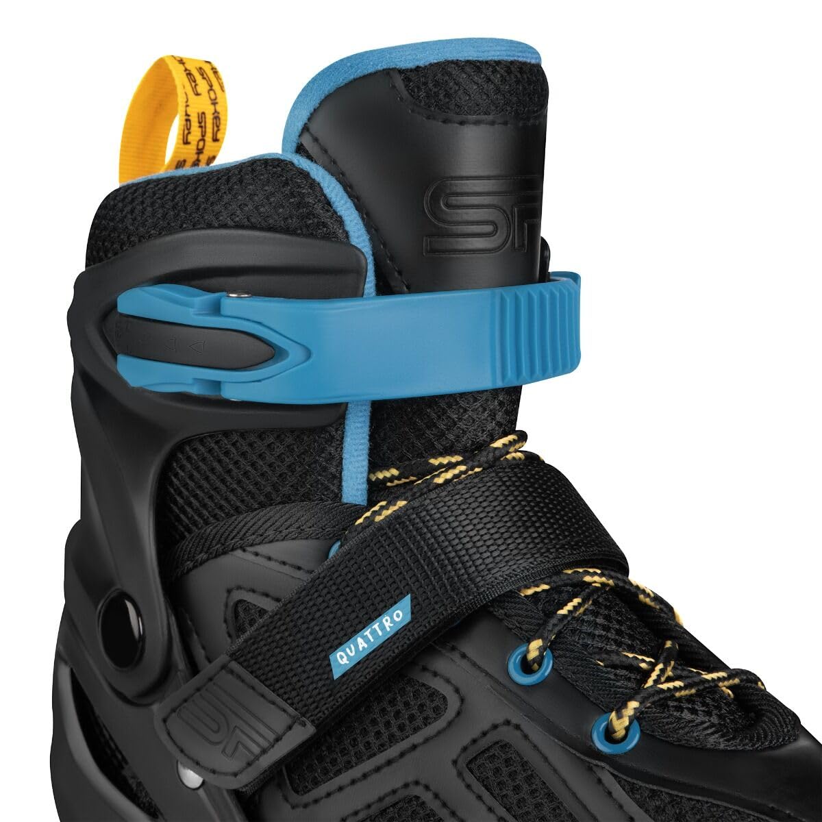 SPOKEY QUATTRO Set 4 in 1 pattini in linea/pattini a rotella/triskates/pattini regolabili | per bambini e ragazzi | pattini in linea convertibili in pattini a rotelle | Taglie: 30-33, 34-37, 38-41