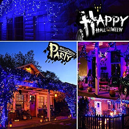 Image of Gesto Blue Led Serial String Lights - Waterproof Copper Wire Led Fairy Lights for Home Decoration,Christmas, Deepawali & Diwali Decoration Lights for Balcony Outdoor (12 Meter | Pack of 1)