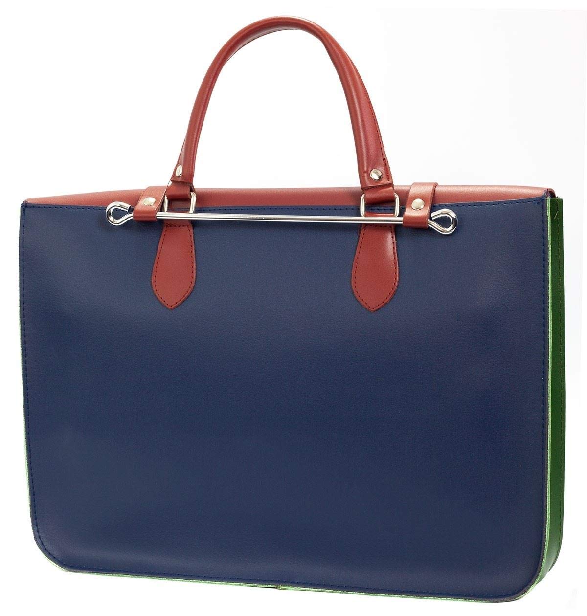 Montford MFC1MC Leather Music Carry Case - Multi Colour, Multi-colour, A4 - Image 2