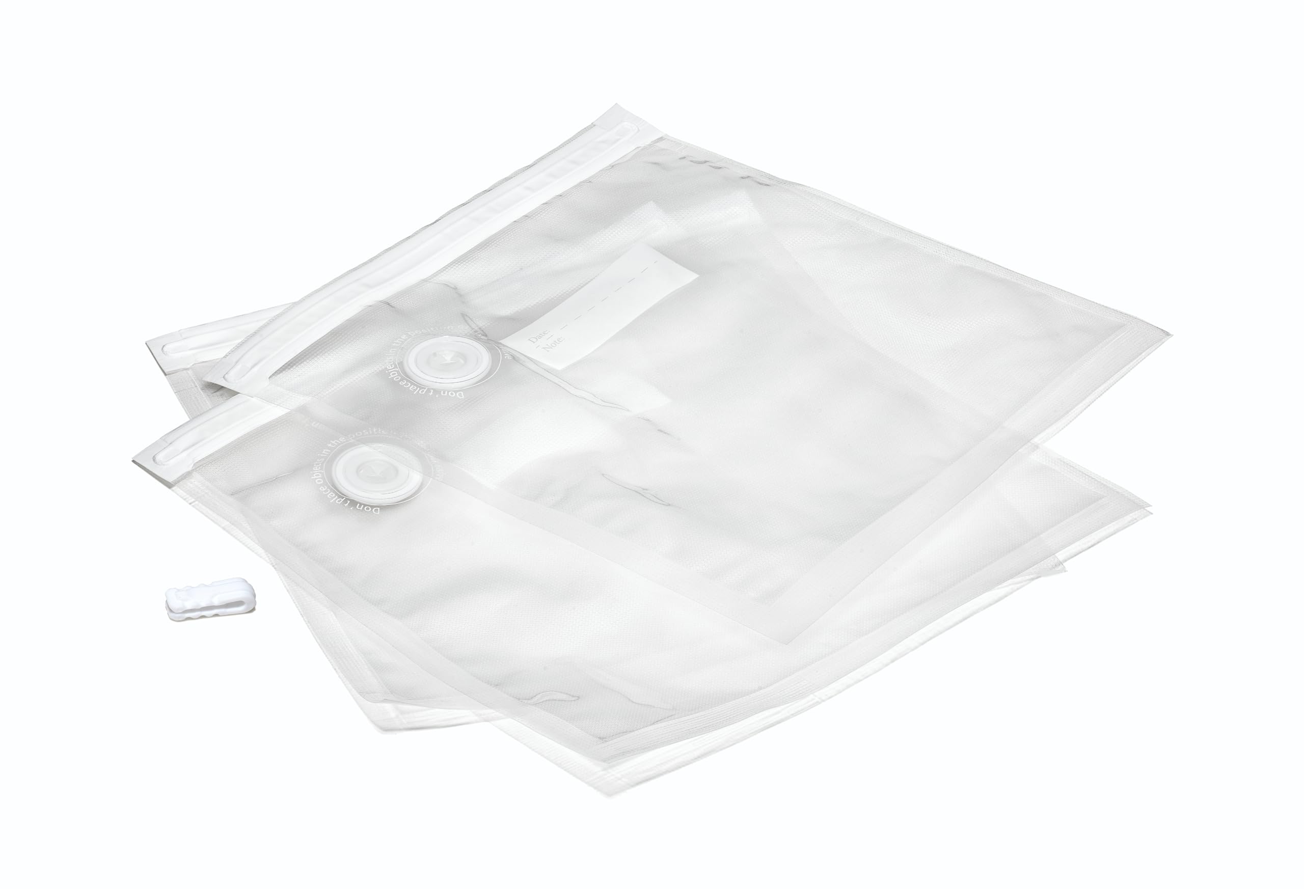 Laica VT3522 Wiederverwendbare Vakuumbeutel für Lebensmittel, Packung mit 10 Beuteln im Format 20 x 23 cm und 10 Beutel im Format 26 x 35 cm