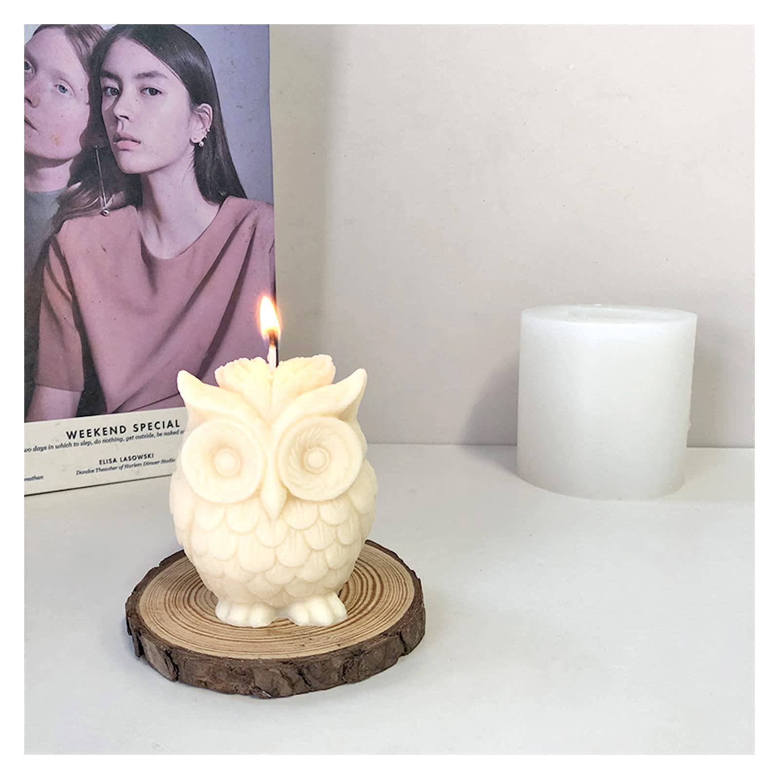 Silikonform Blume Für Kerzen & Seifen - 3D DIY Kerzenform | Hitzebeständig Bis 230°C